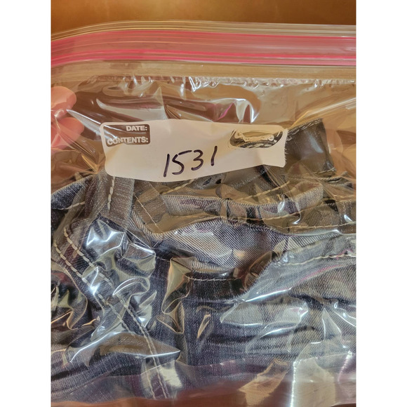 ⭐️⭐️SOLDMER⭐️⭐️Blue Spice Blue Denim Cut-Off Medium Wash - Picture 10 of 10